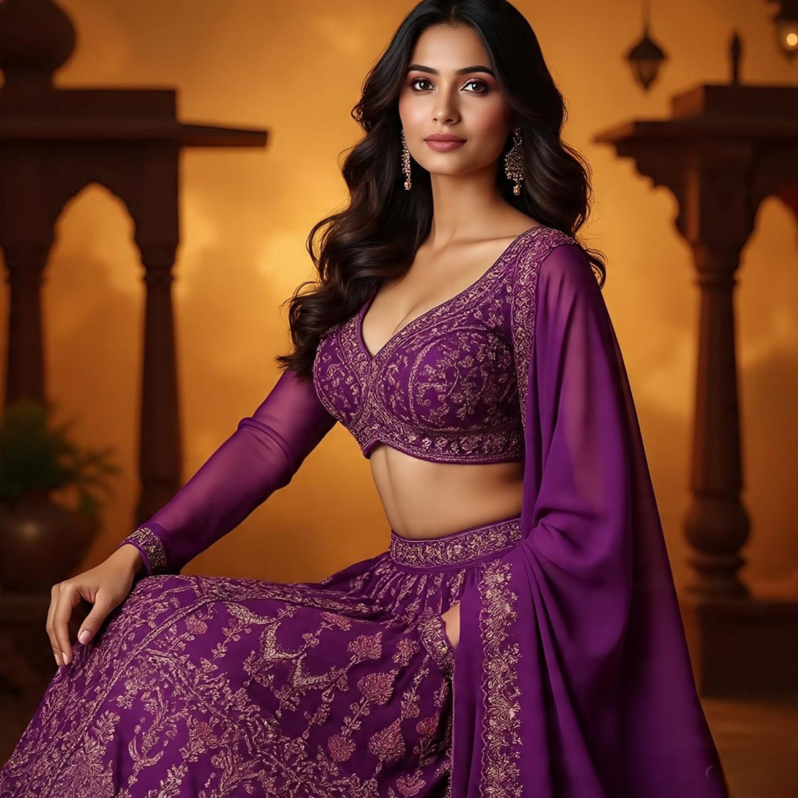 Kavya portfolio look 2 — Festive Collection